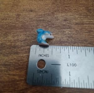 2 Ceramic dolphin 🐬 beads